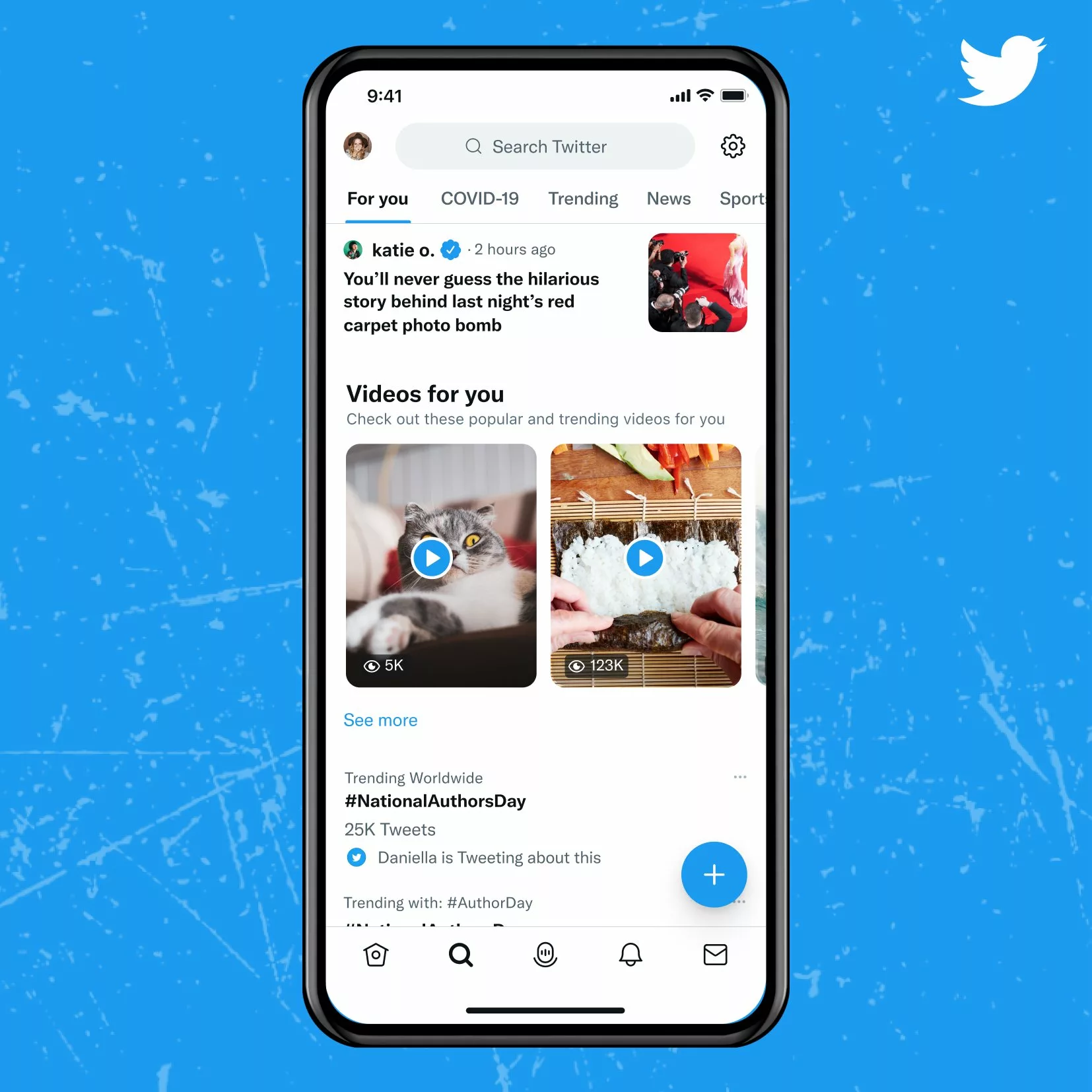 Twitter 的改版示意圖