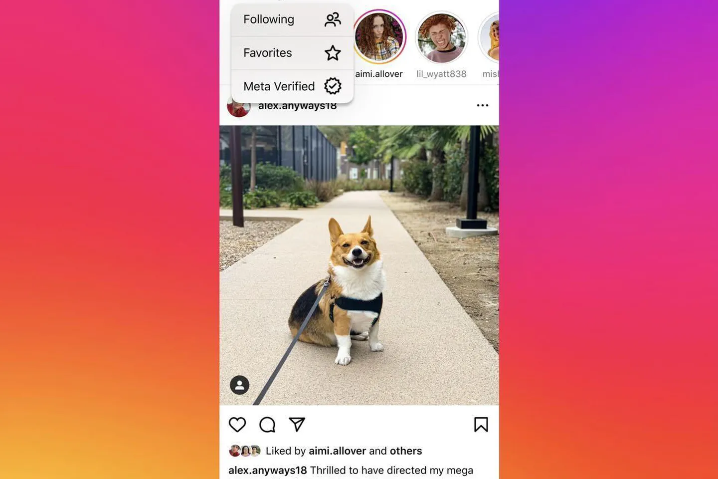Instagram 正在測試新功能：只看藍勾勾驗證帳號的內容 Instagram Google, AI