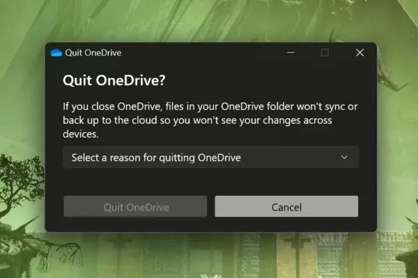 想在 Windows 關閉 OneDrive？微軟現在強迫你說明原因 windows Windows