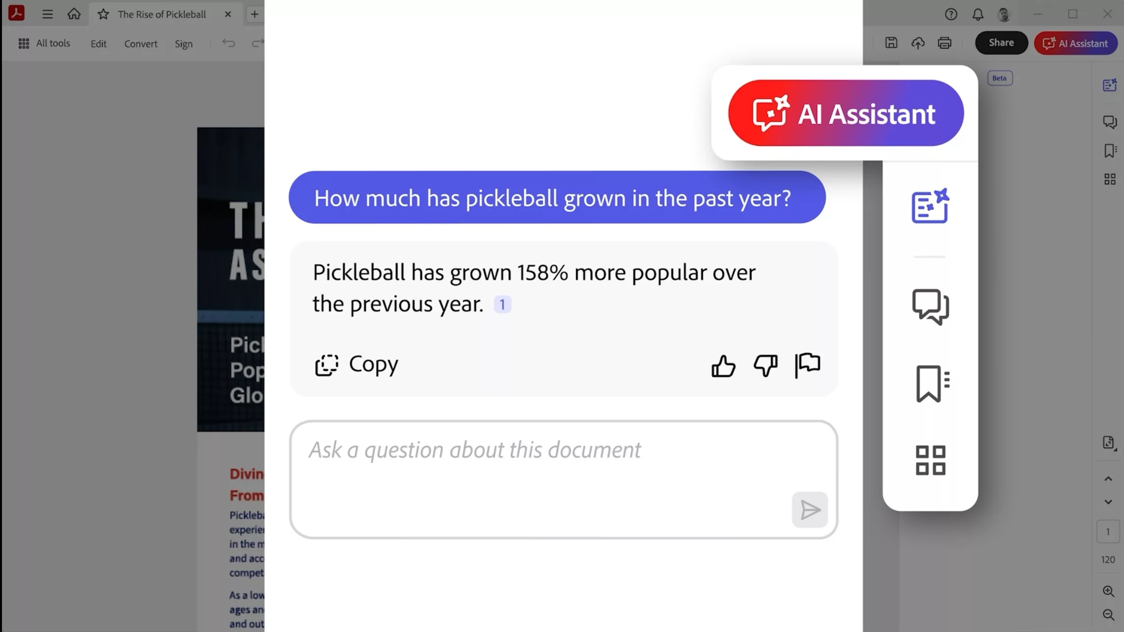Adobe Acrobat AI 功能來了:你可以跟 PDF 文件聊天了 adobe Acrobat ai AI 應用案例, AI, Android, 實用工具, 小工具, 小米, 教學