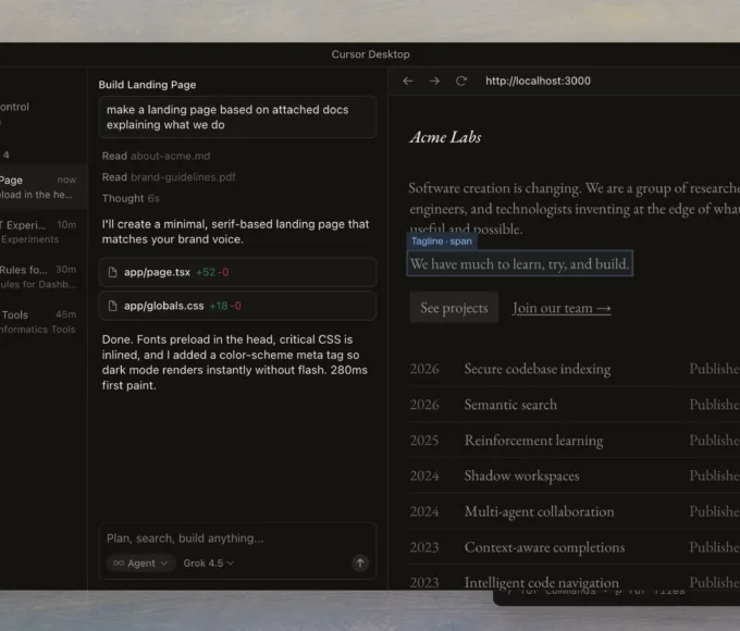 Cursor Google Workspace Plugins 上線，Agents 可讀寫 Gmail、Drive 與 Calendar Copilot Vision 能源, AI, 產業